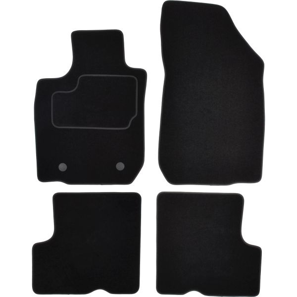 Set Covorase Auto Mocheta Fata + Spate Mammooth Dacia Logan 1 2004-2012 Negru MMT A041 DAC30 PRM 01